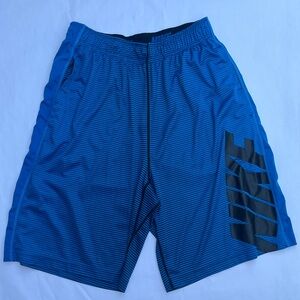 Nike Blue Striped Men's Shorts